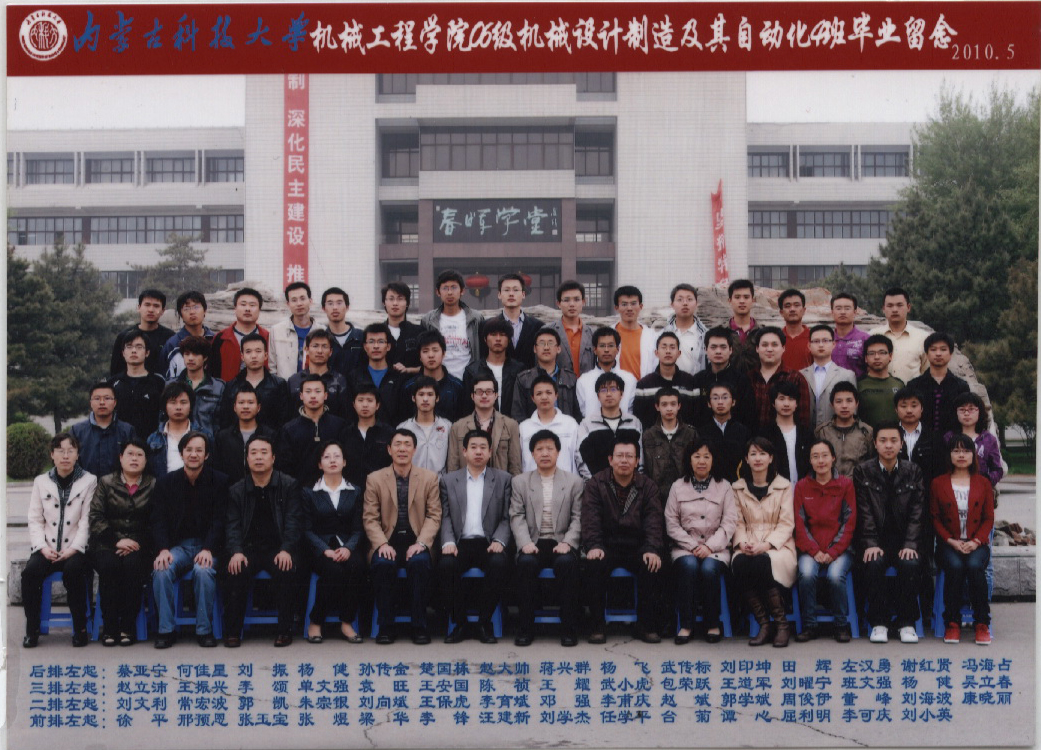 2006级机械设计制造及其自动化4班