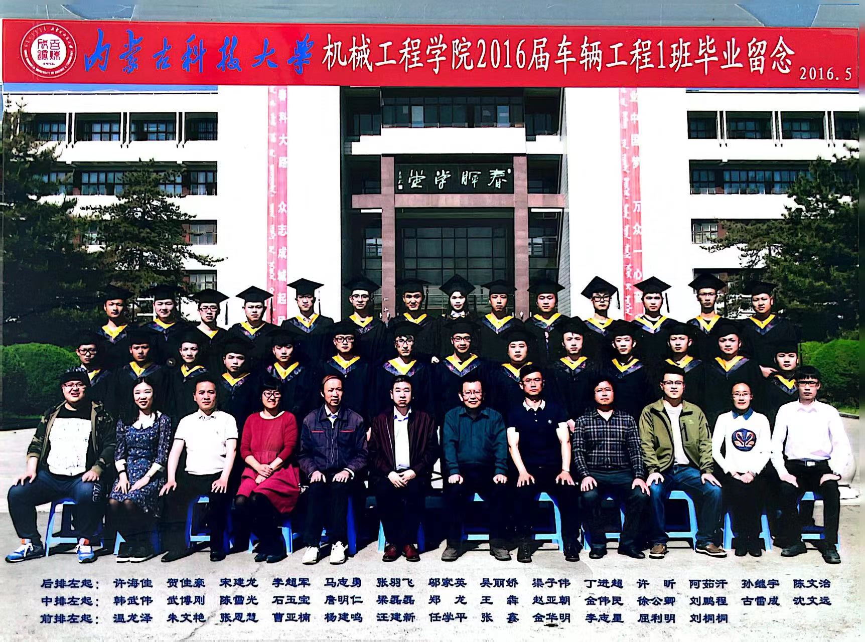 伟德官方网站2016届车辆工程1班